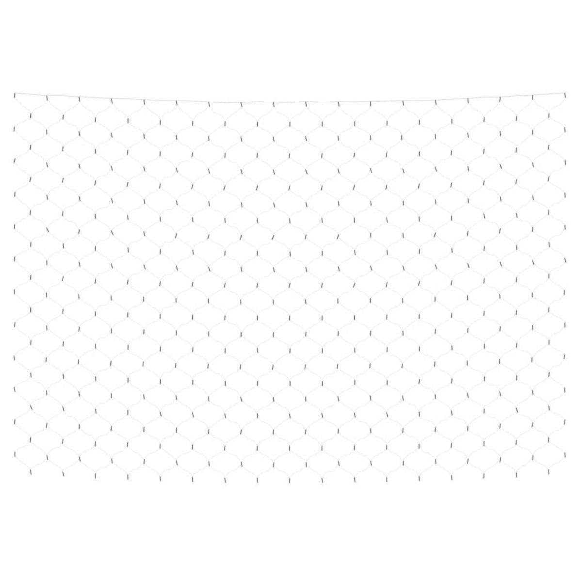 VIDAXL Filet lumineux blanc chaud de Noël 4x4 m 544 LED Int/ext