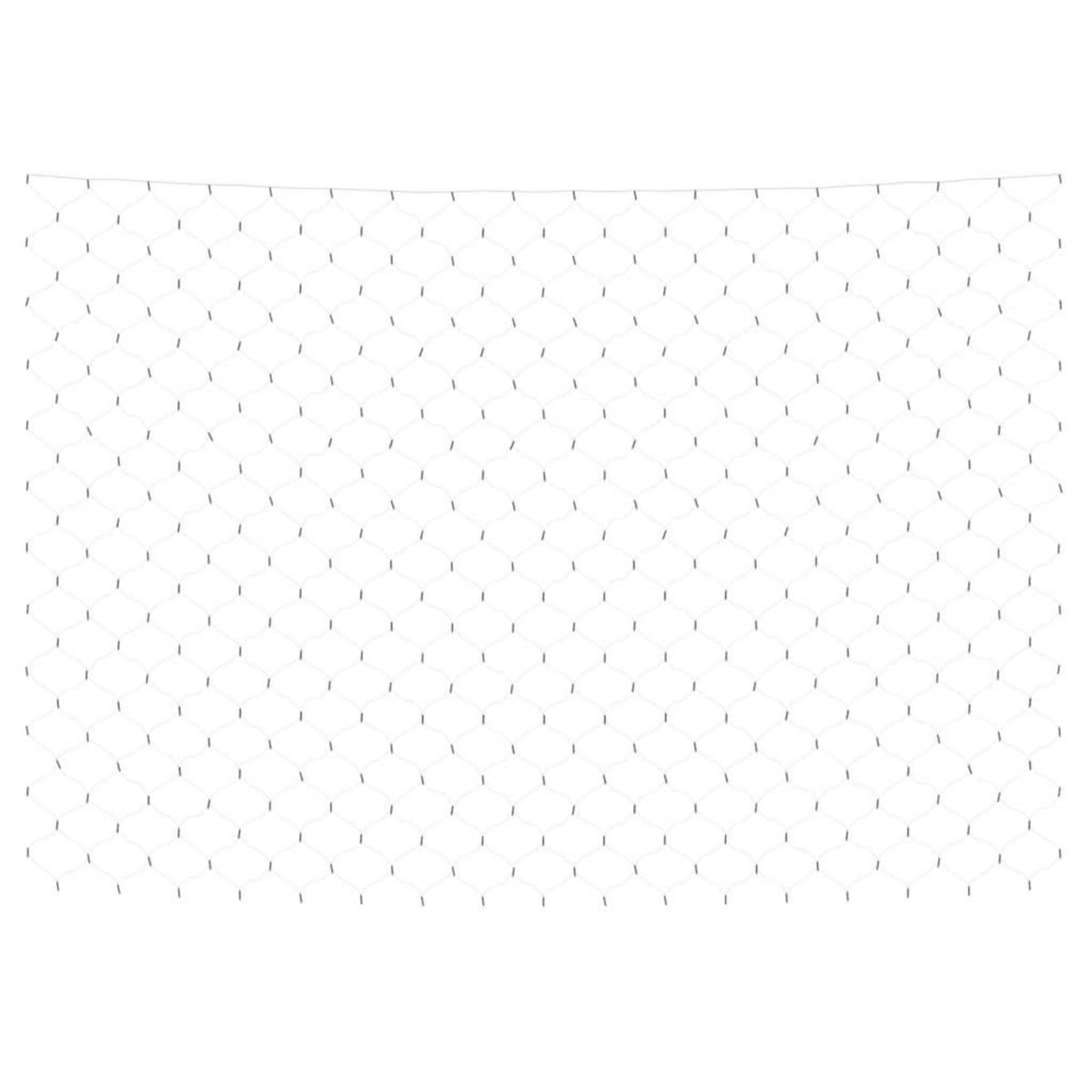 VIDAXL Filet lumineux blanc chaud de Noël 4x4 m 544 LED Int/ext