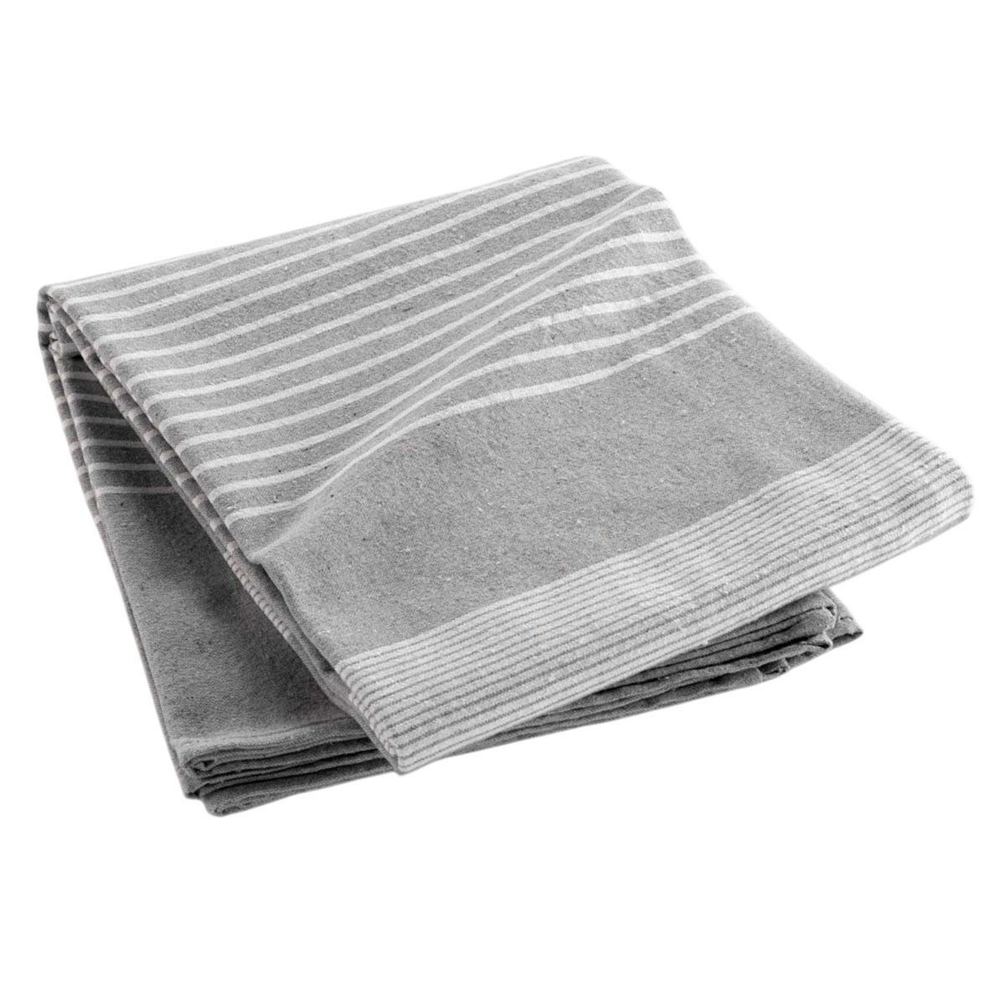 Douceur d'Intérieur Couvre-lit tissé imprimé  adele  180x220cm gris