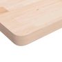 Voir la diapositive 3 : VIDAXL Comptoir de salle de bain 100x60x4 cm Bois massif non traite