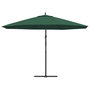 Voir la diapositive 5 : VIDAXL Parasol de jardin en porte-a-faux 3,5 m vert