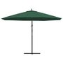 Voir la diapositive 5 : VIDAXL Parasol de jardin en porte-a-faux 3,5 m vert