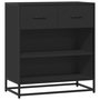 Voir la diapositive 2 : VIDAXL Buffet noir 68x35x76 cm bois d'ingenierie