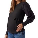 MAMALICIOUS T Shirt   Femme  Vero  oda  aternity Denver 20017838. Coloris disponibles : Noir