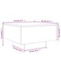 Voir la diapositive 6 : VIDAXL Table basse sonoma gris 55x55x31 cm bois d'ingenierie