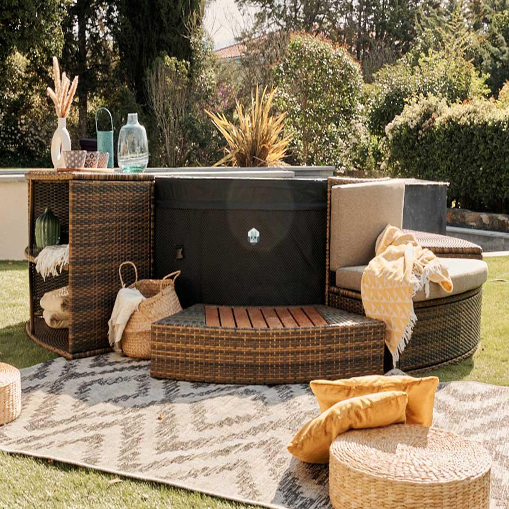 Voir la diapositive 3 : Netspa Mobilier 5 modules pour spa portable semi-rigide Vita - Netspa