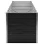 Voir la diapositive 4 : VIDAXL Lit sureleve de jardin Anthracite 240x80x77 cm Acier galvanise