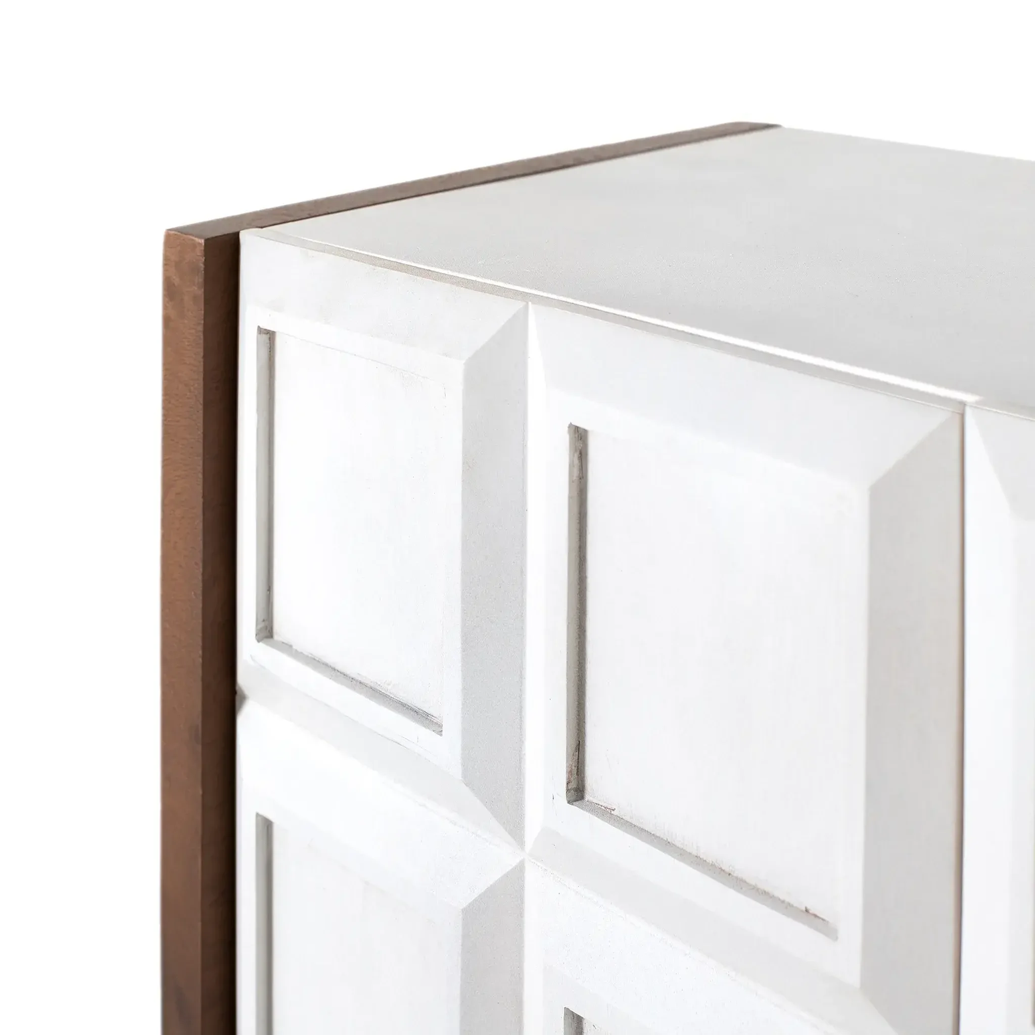Voir la diapositive 4 : GINER Y COLOMER SL Meuble tv en bois de manguier 170cm style moderne