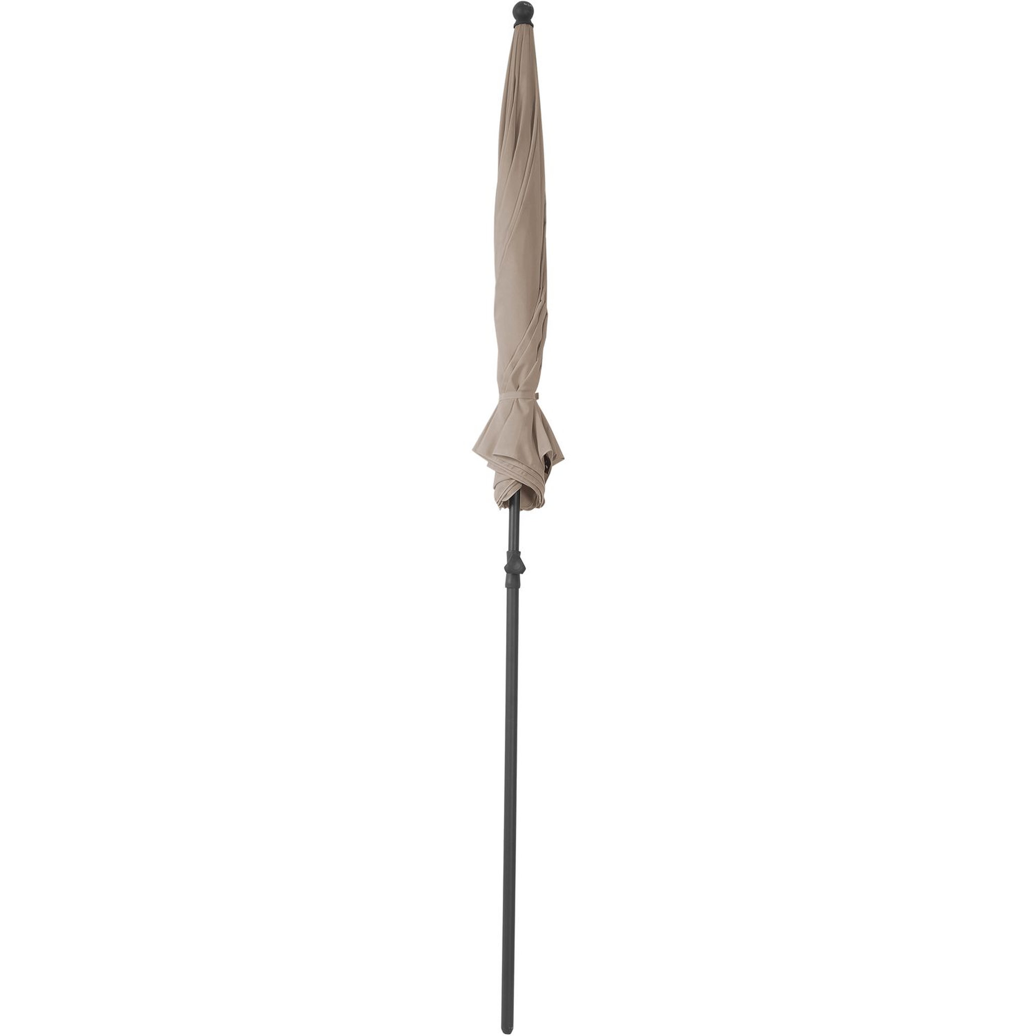 Voir la diapositive 2 : FAVEX Parasol droit diam 2m taupe ELENA