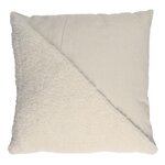 Paris Prix Coussin Déco  Bouclette  40x40cm Beige