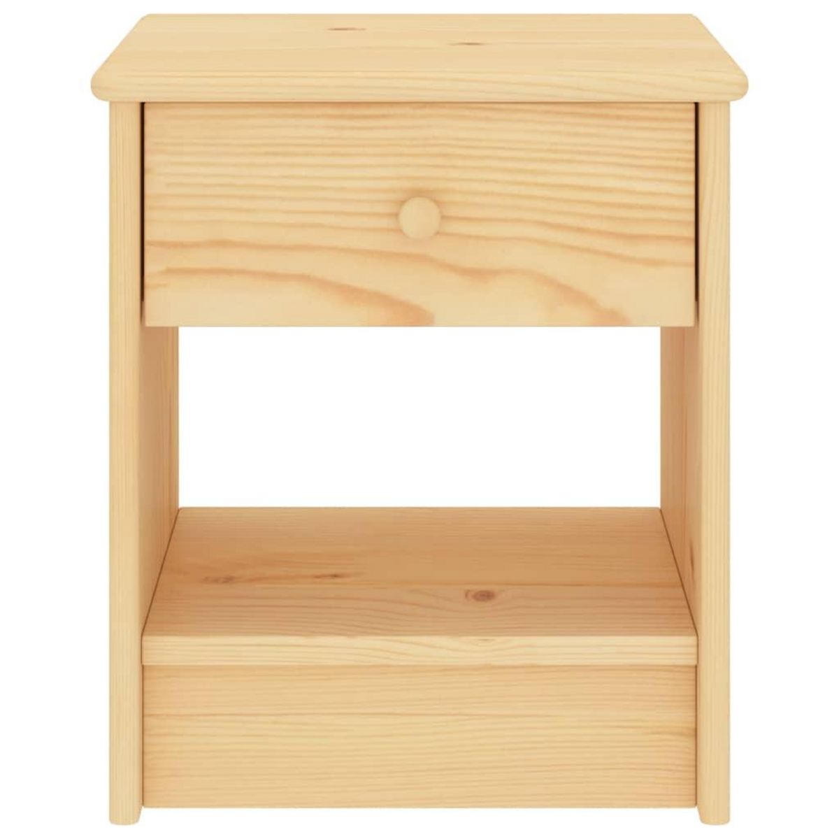 VIDAXL Table de chevet naturel 35x30x40 cm bois de pin massif