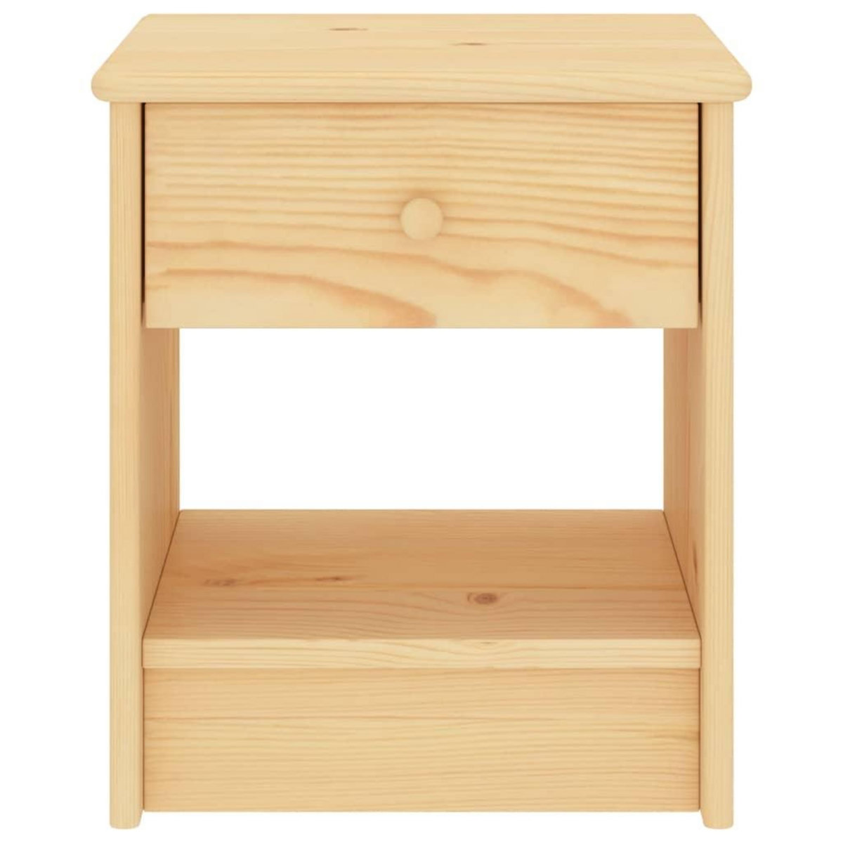 VIDAXL Table de chevet naturel 35x30x40 cm bois de pin massif