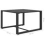 Voir la diapositive 5 : VIDAXL Table basse Aluminium Anthracite