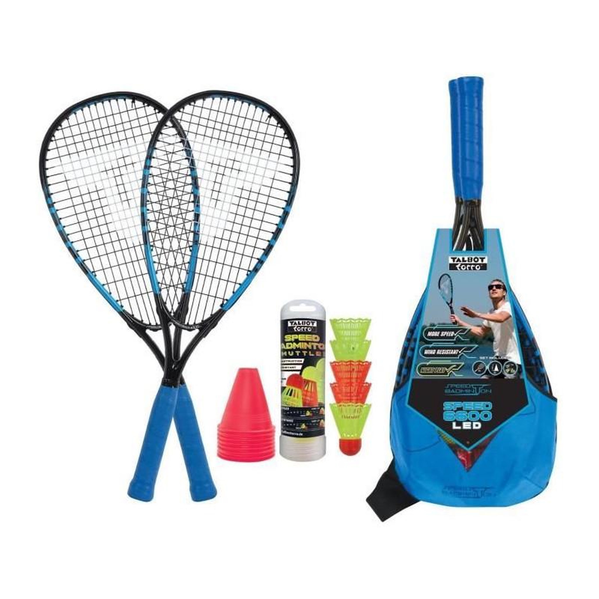 SCHILDKROT Set de Speedbadminton - SCHILDKRÖT - Set SPEED 6600 LED