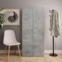 Voir la diapositive 1 : VIDAXL Armoire a chaussures Gris beton 80x35,5x180cm Bois d'ingenierie