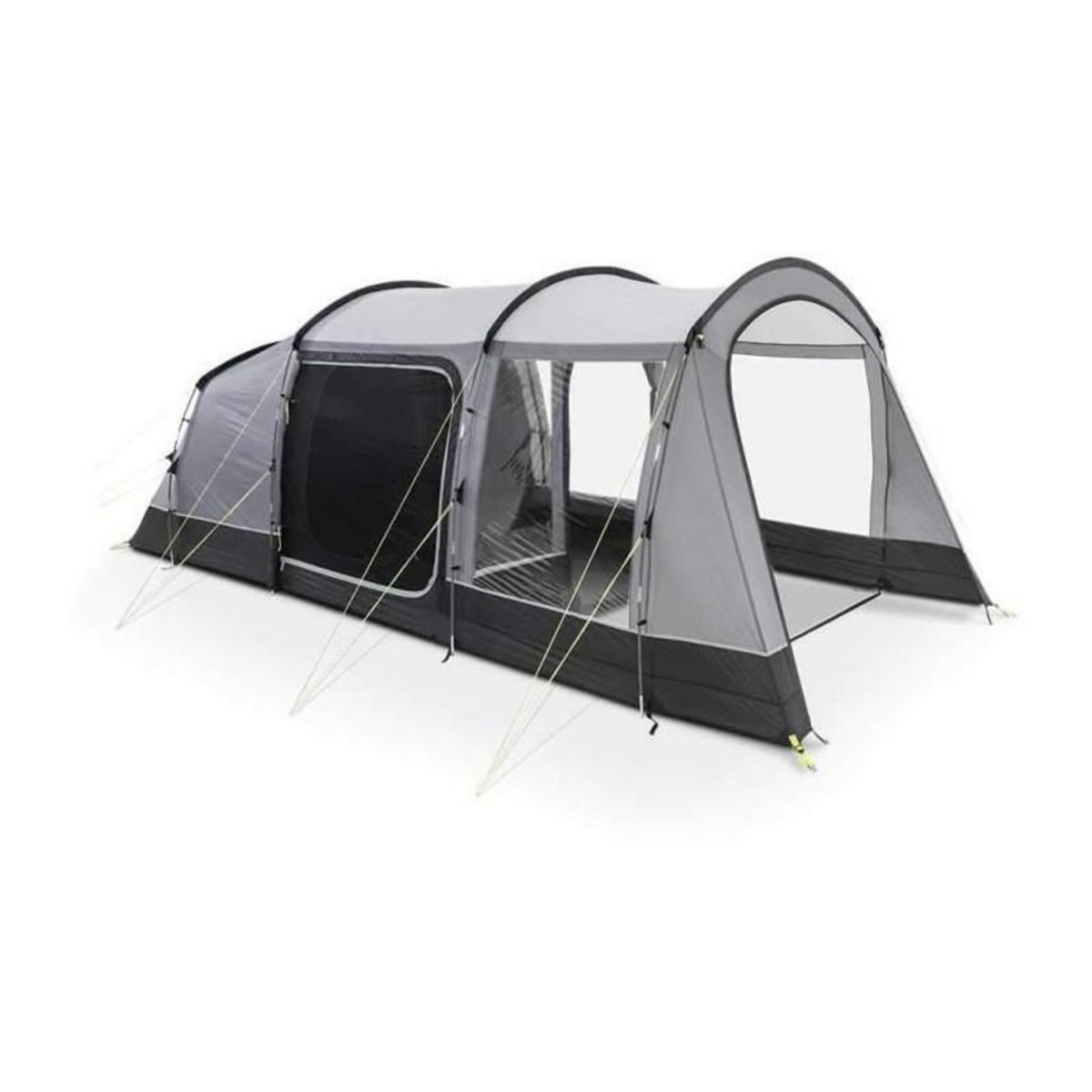 KAMPA Tente de camping a arceaux - 4 places - KAMPA - Hayling 4 - Gris et noir