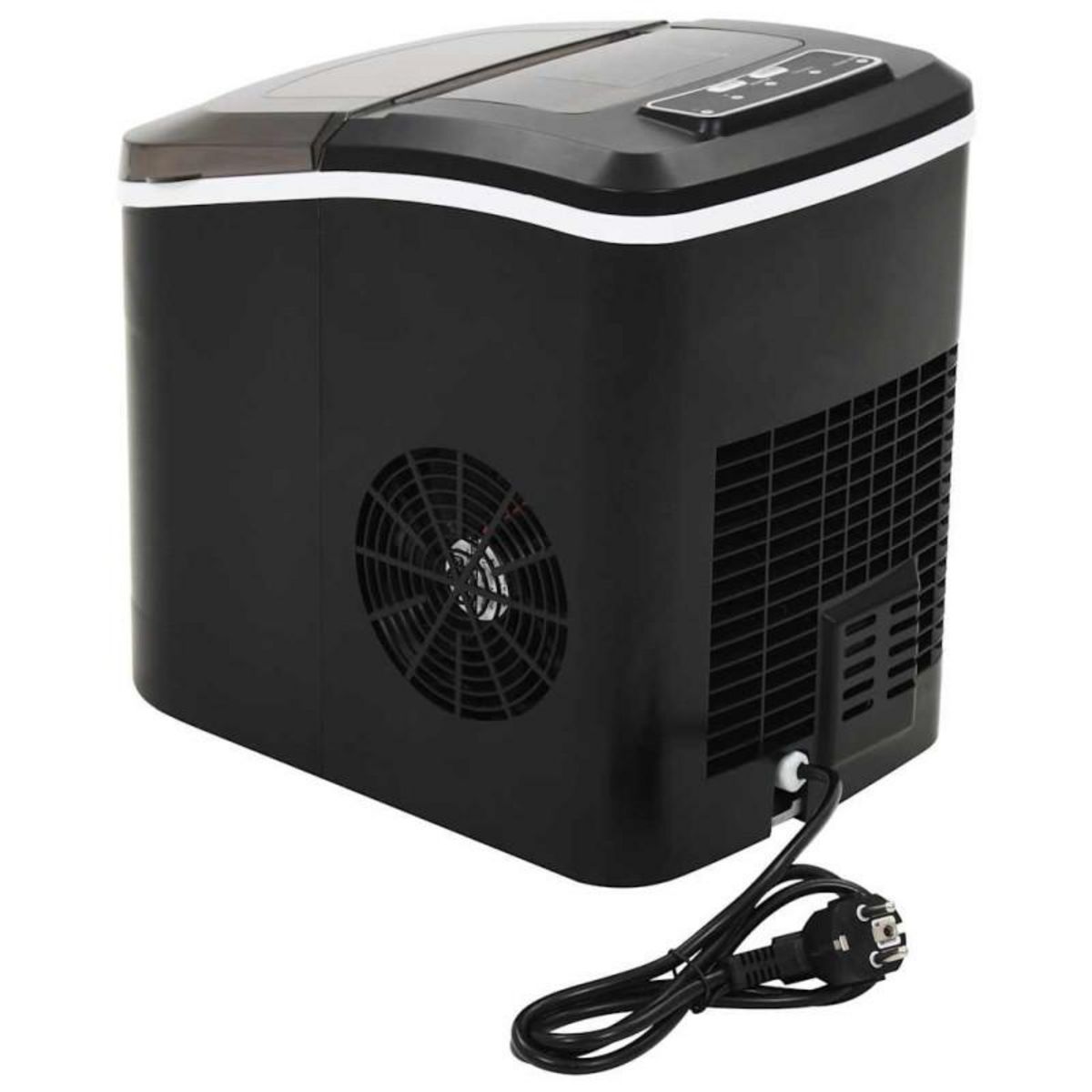 VIDAXL Appareil à glaçons Noir 2,4 L 15 kg 24 h