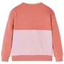 VIDAXL Sweat-shirt enfants bloc de couleurs rose 128