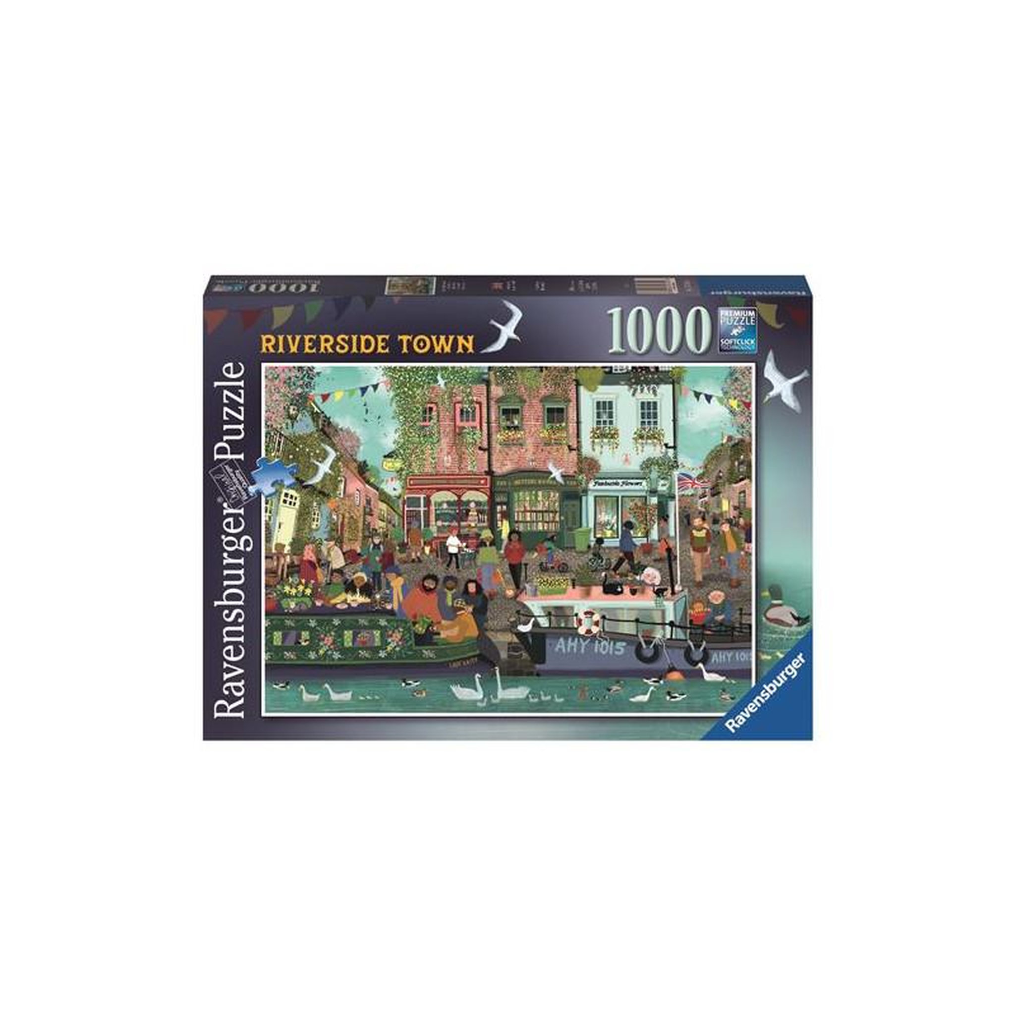 RAVENSBURGER Puzzle 1000 pièces Le long du fleuve – Paysage nature – Adultes dès 14 ans – Ravensburger
