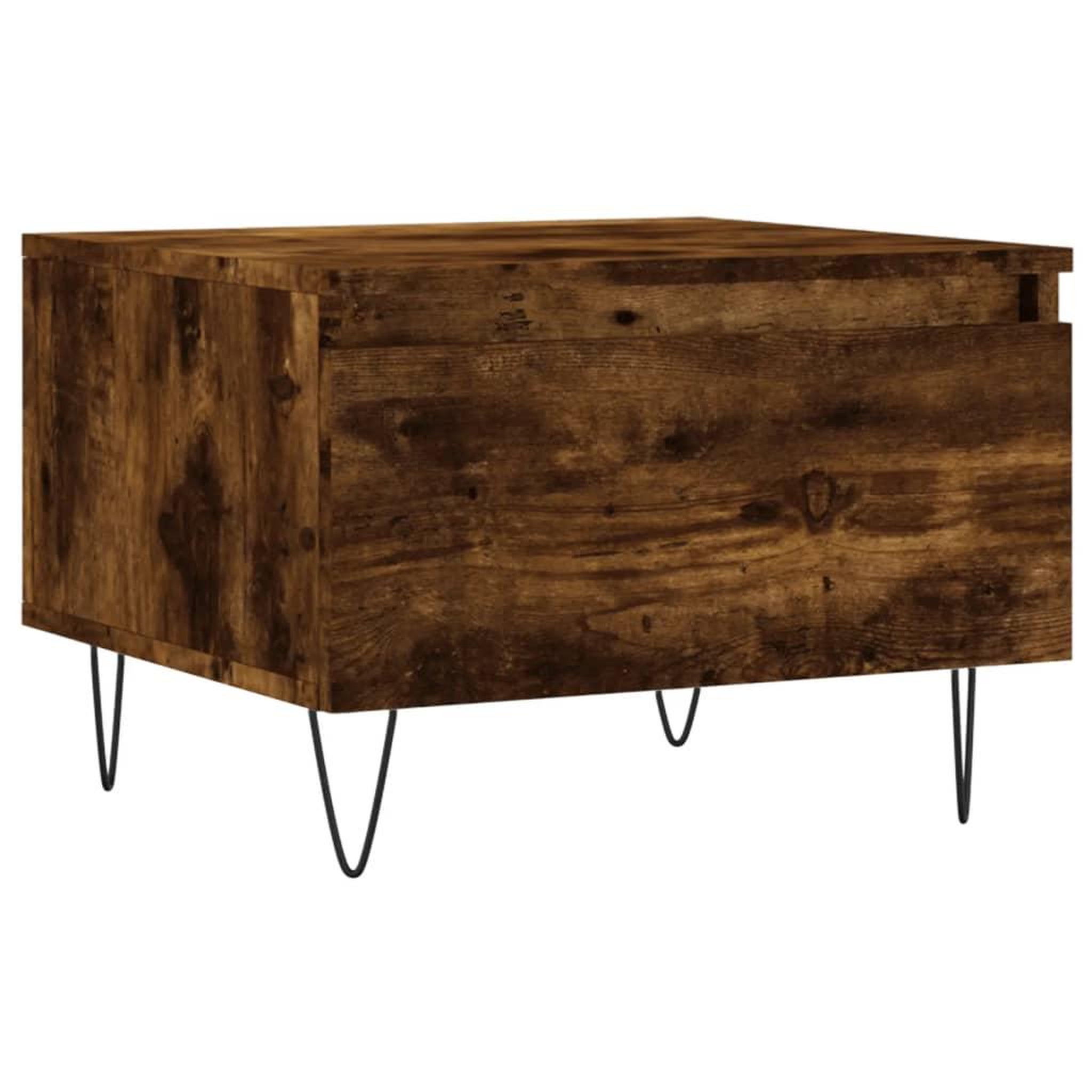Voir la diapositive 5 : VIDAXL Tables basses 2 pcs chene fume 50x46x35 cm bois d'ingenierie