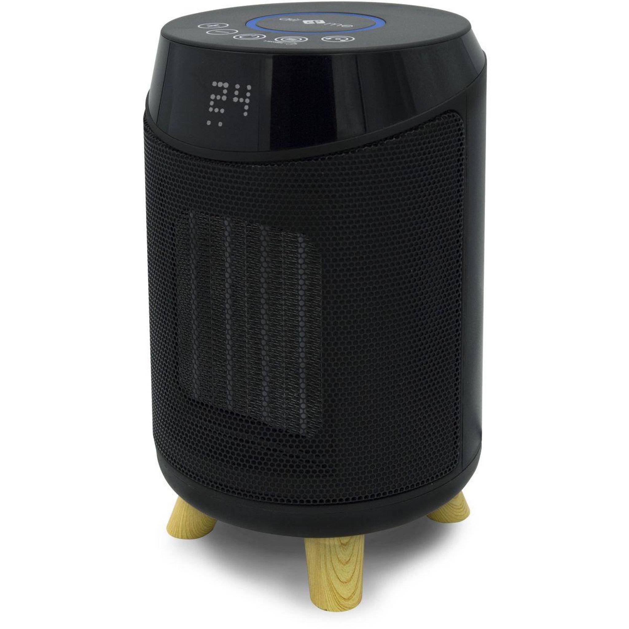 Voir la diapositive 2 : AIR NATUREL Chauffage soufflant Lison Noir