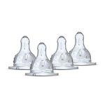 DODIE Lot de 4 tétines rondes DODIE Initiation - Débit 4