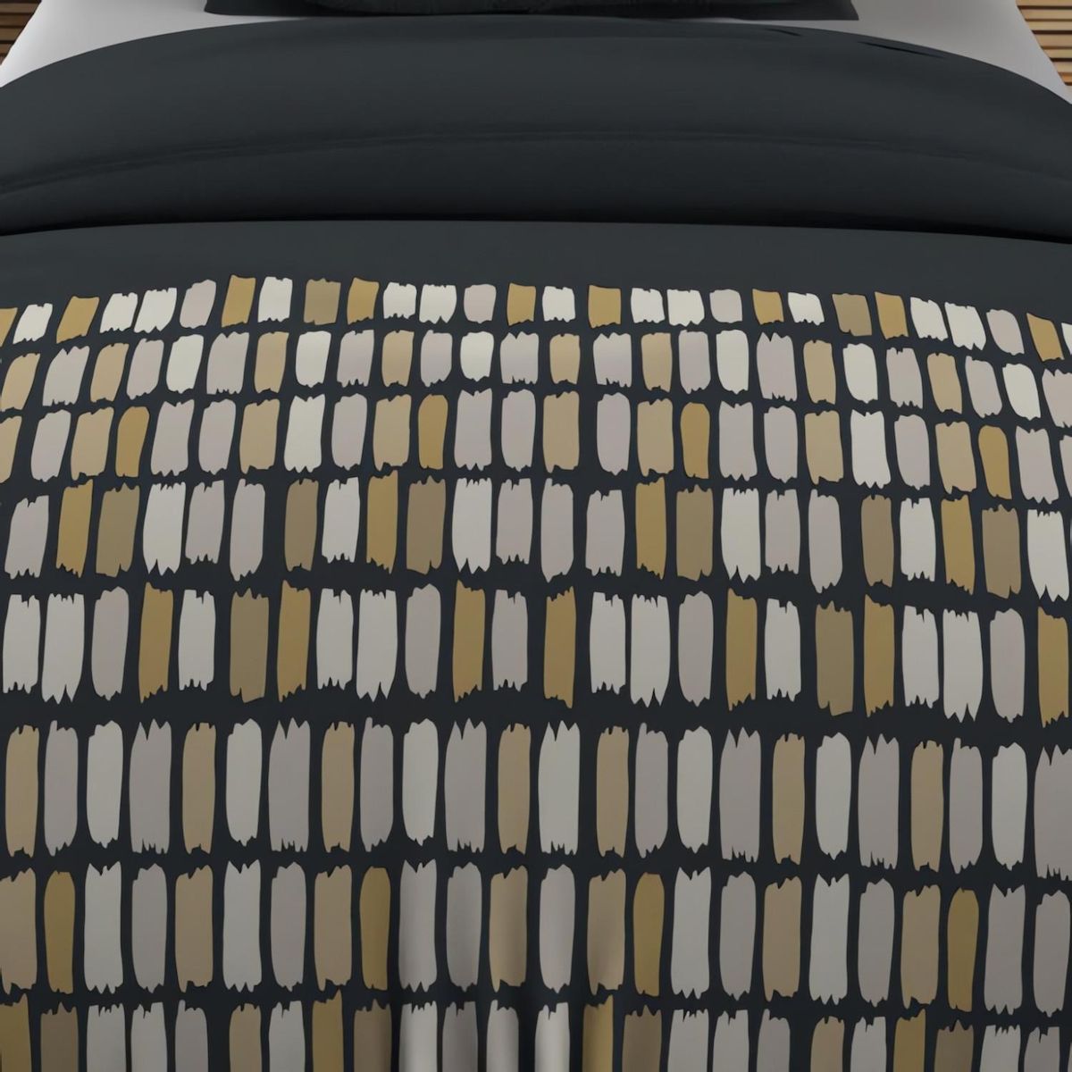 SOLEIL D'OCRE Parure housse de couette coton 57 fils FABIO, par Soleil d'Ocre