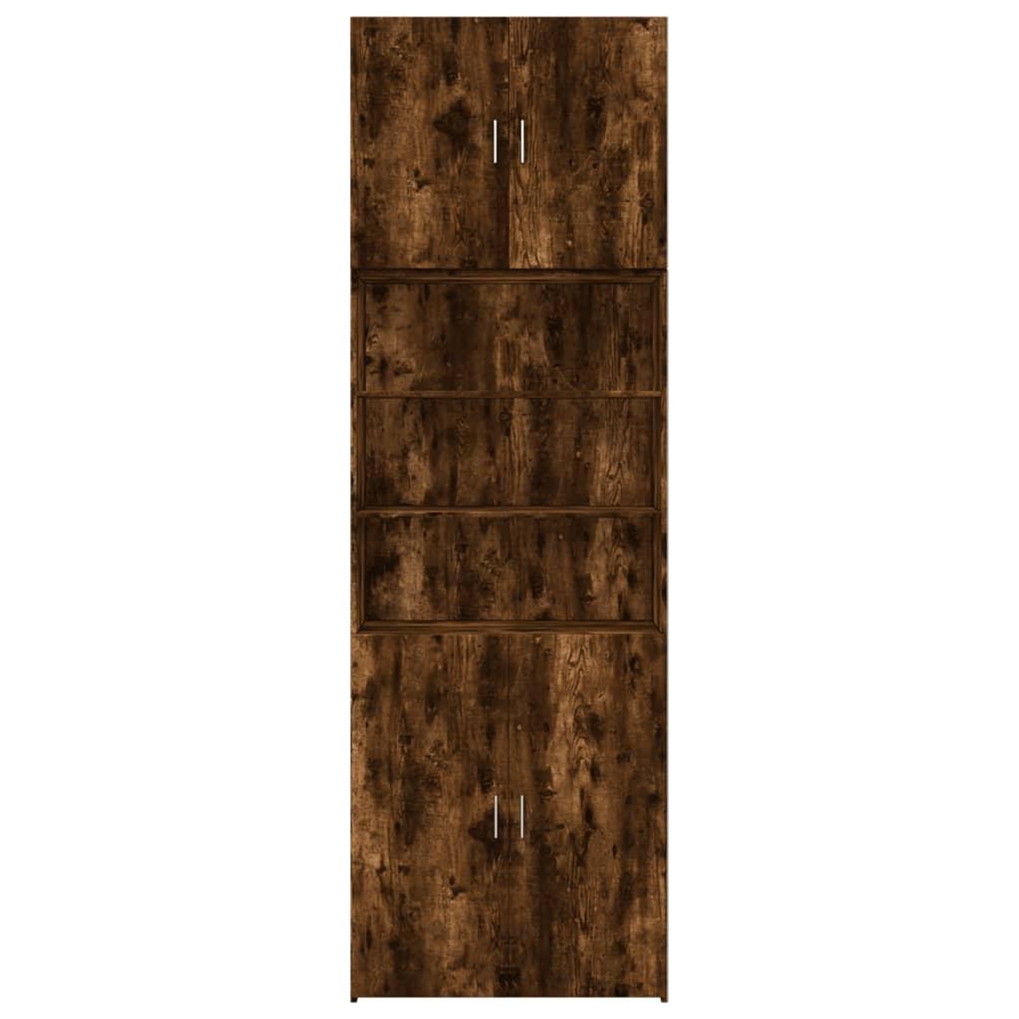 Voir la diapositive 5 : VIDAXL Buffet haut chene fume 80x42,5x249 cm bois d'ingenierie