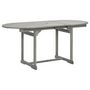 Voir la diapositive 2 : VIDAXL Table a dîner de jardin (120-170)x80x75 cm Bois d'acacia massif