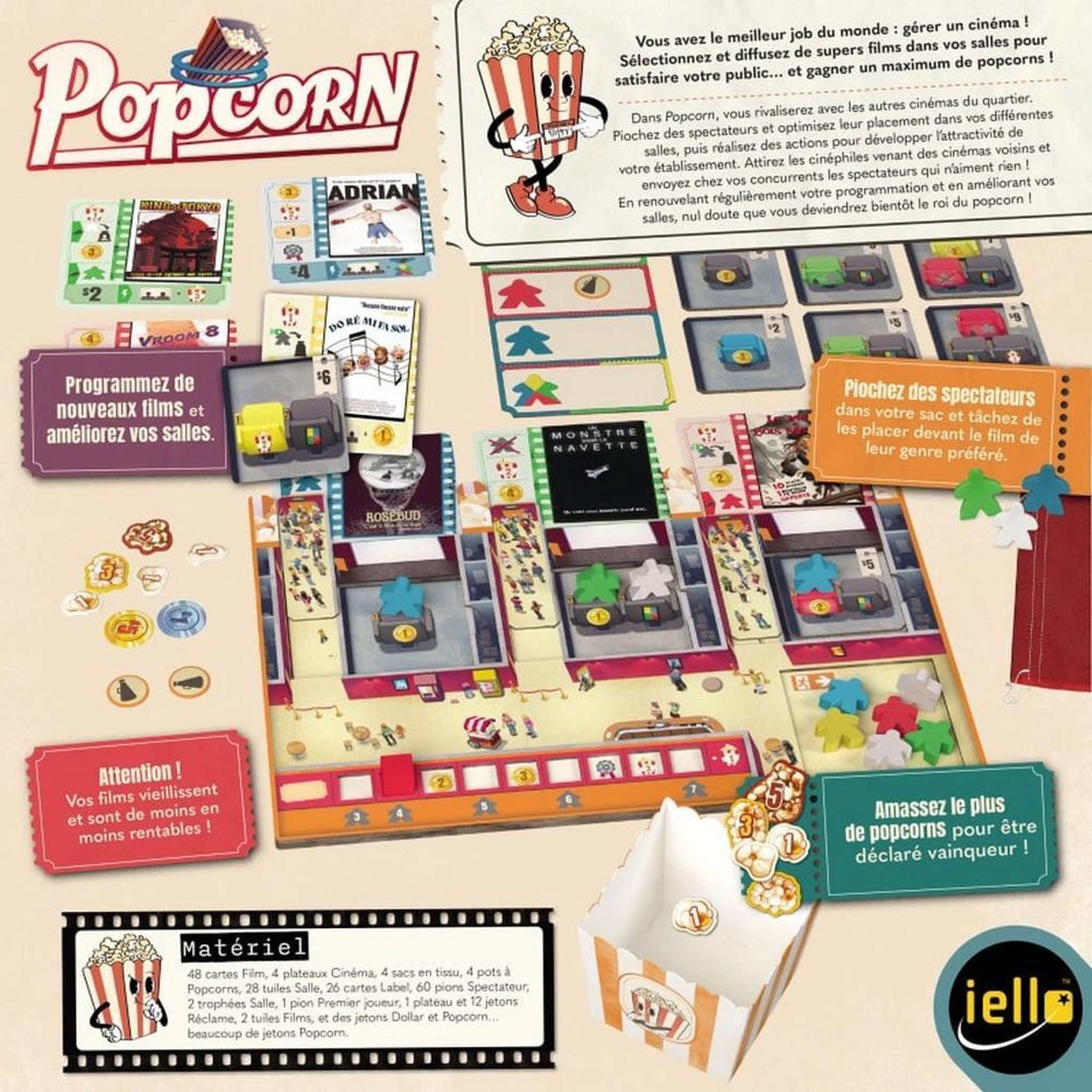 Voir la diapositive 4 : Iello Jeu de stratégie Iello Popcorn