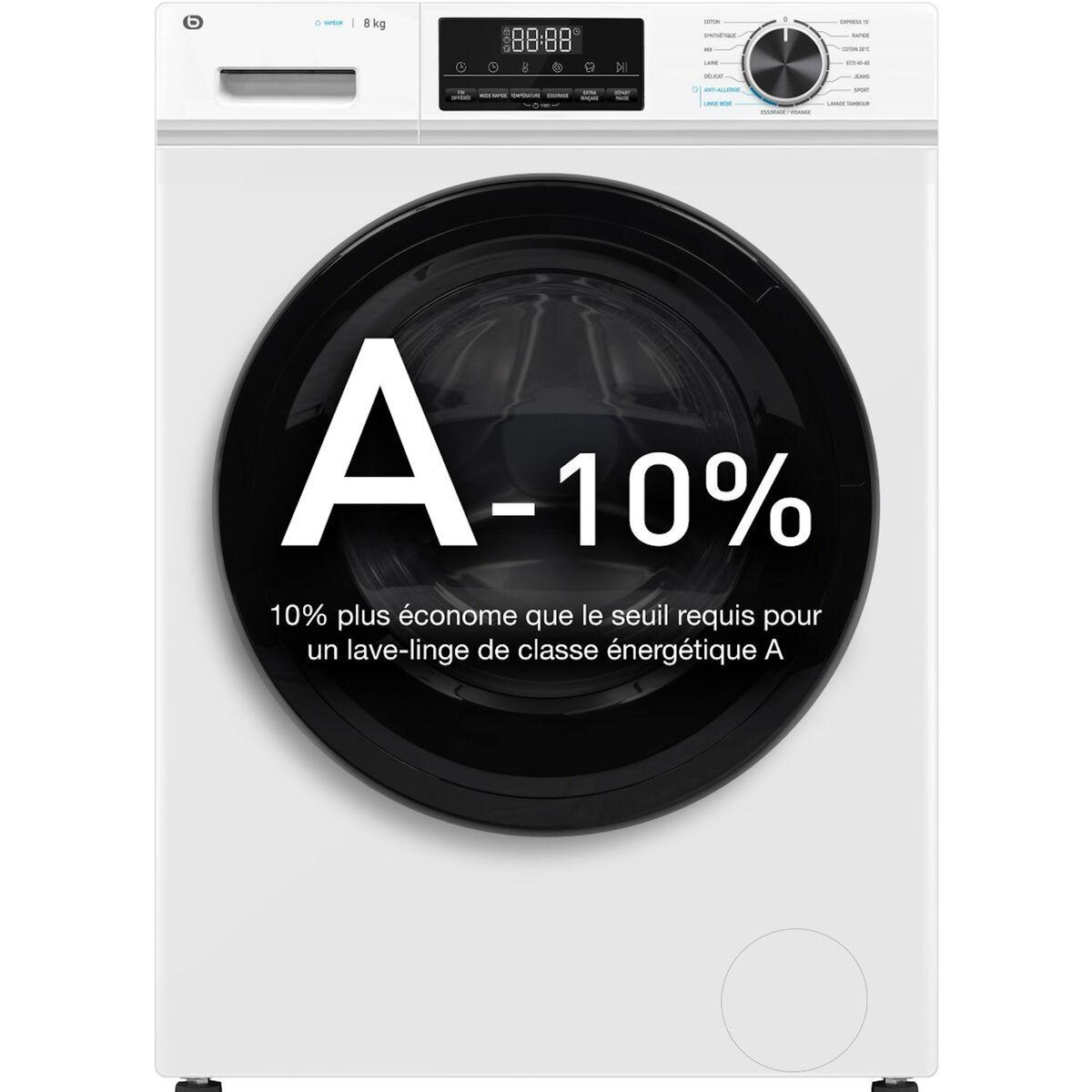 ESSENTIEL B Lave linge hublot ELF814-4b