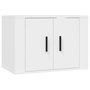 Voir la diapositive 4 : VIDAXL Ensemble de meubles TV 3 pcs Blanc Bois d'ingenierie