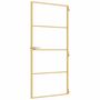 Voir la diapositive 5 : VIDAXL Porte interieure mince dore 93x201,5 cm verre trempe aluminium