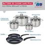 Voir la diapositive 2 : ELO Ensemble de 2 Poêles de cuisson 20 et 28 cm et 4 faitouts 12, 14, 16 et 20 cm Elo Prima Brillant
