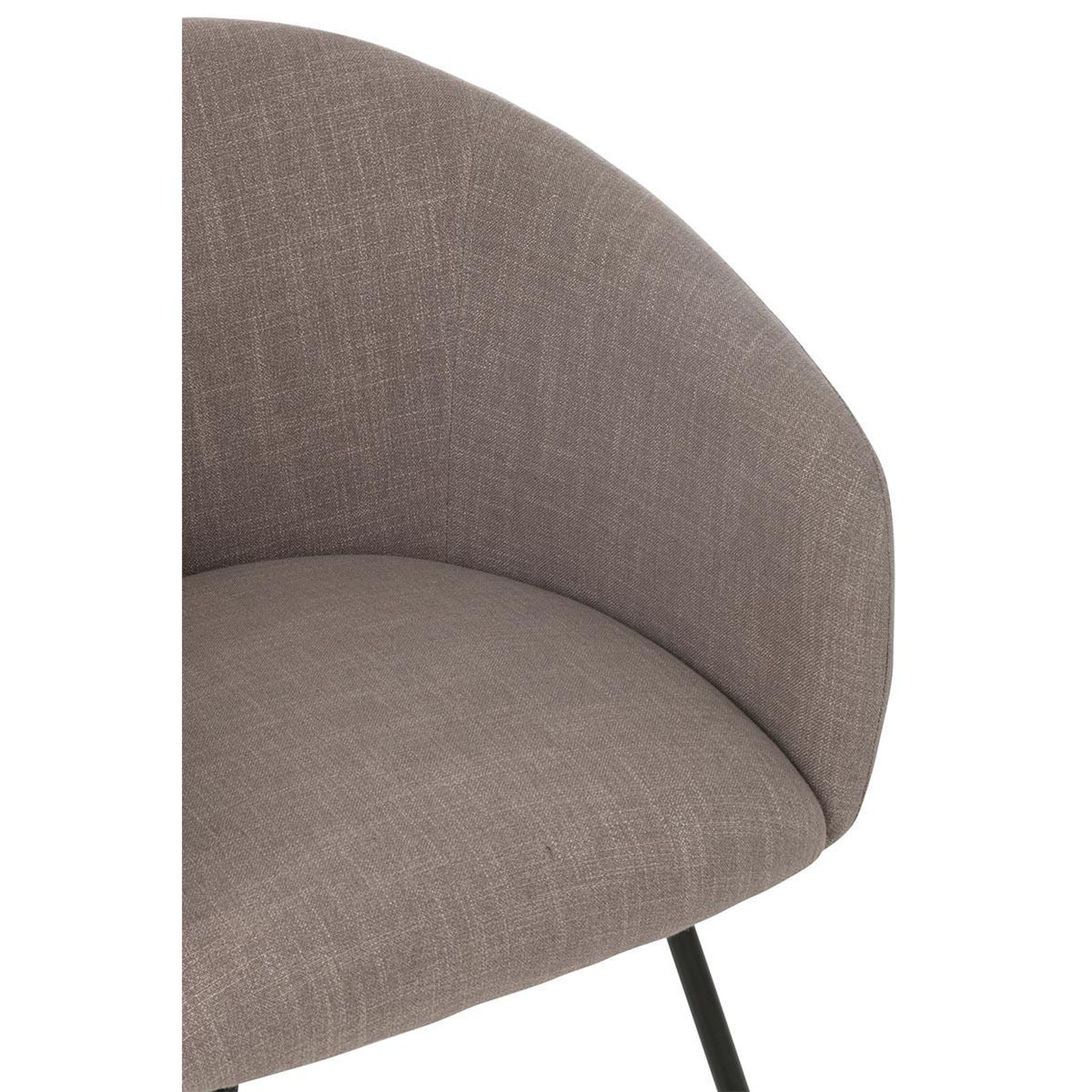 Voir la diapositive 5 : J-LINE Chaise design  wales  75cm taupe