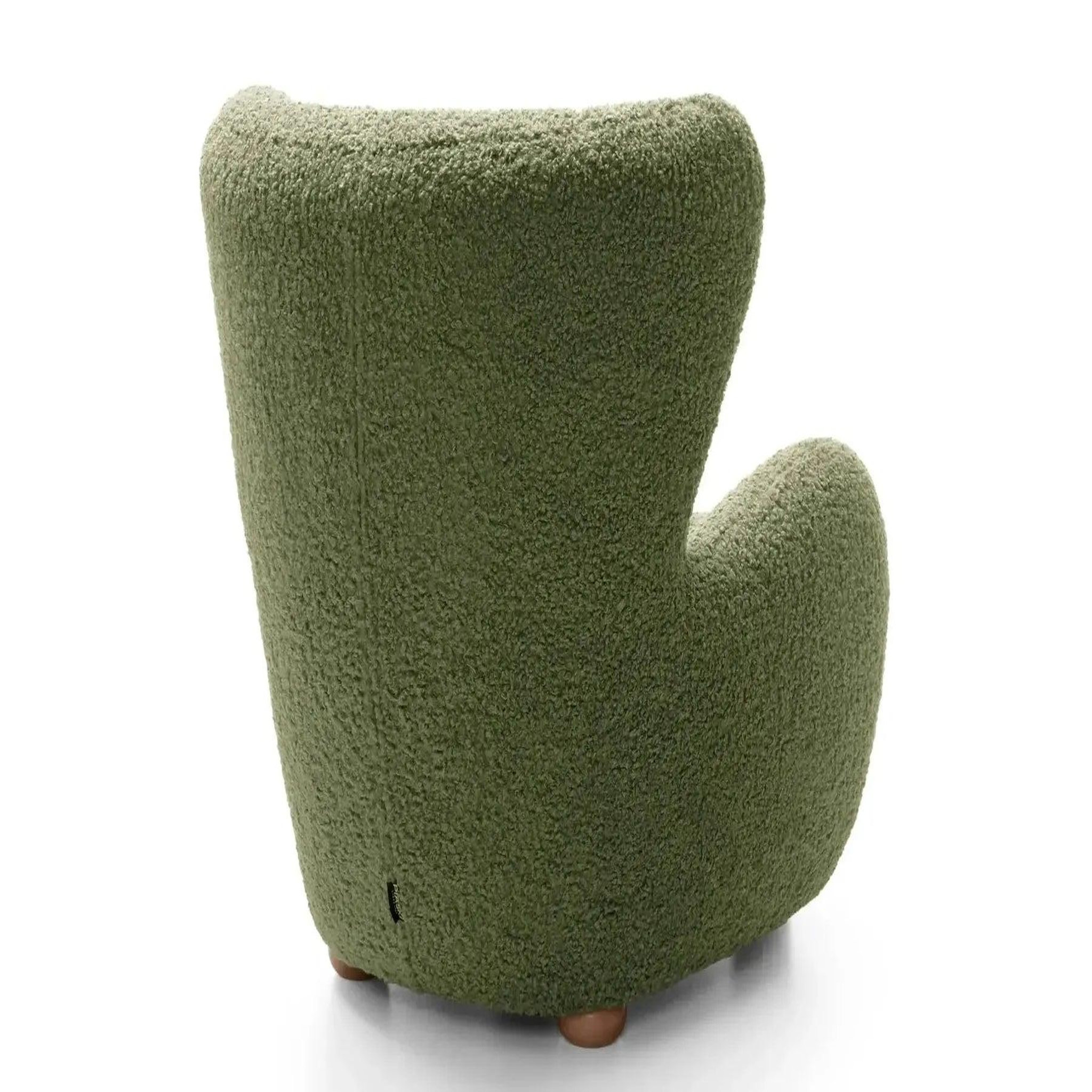 Voir la diapositive 5 : CASANOVA PARIS Lili - fauteuil tissu bouclette