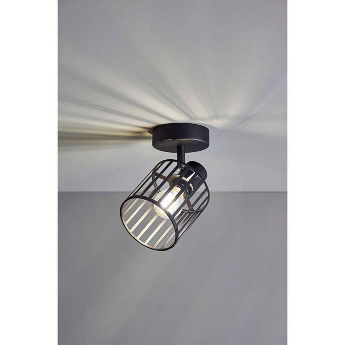 OSTARIA Applique spot métal Alma noir