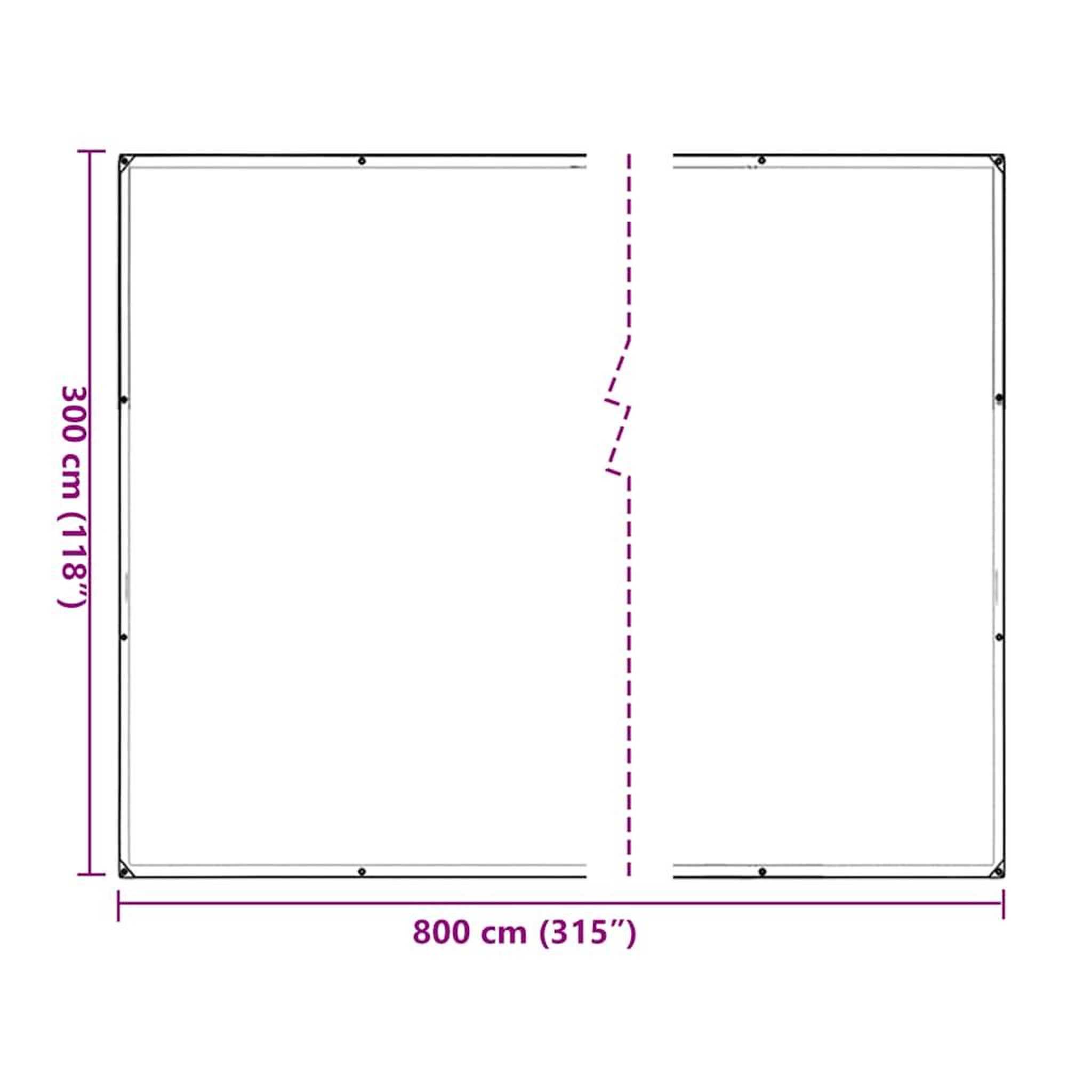 Voir la diapositive 6 : VIDAXL Housse de protection plantes avec œillets 3x8 m polyethylene