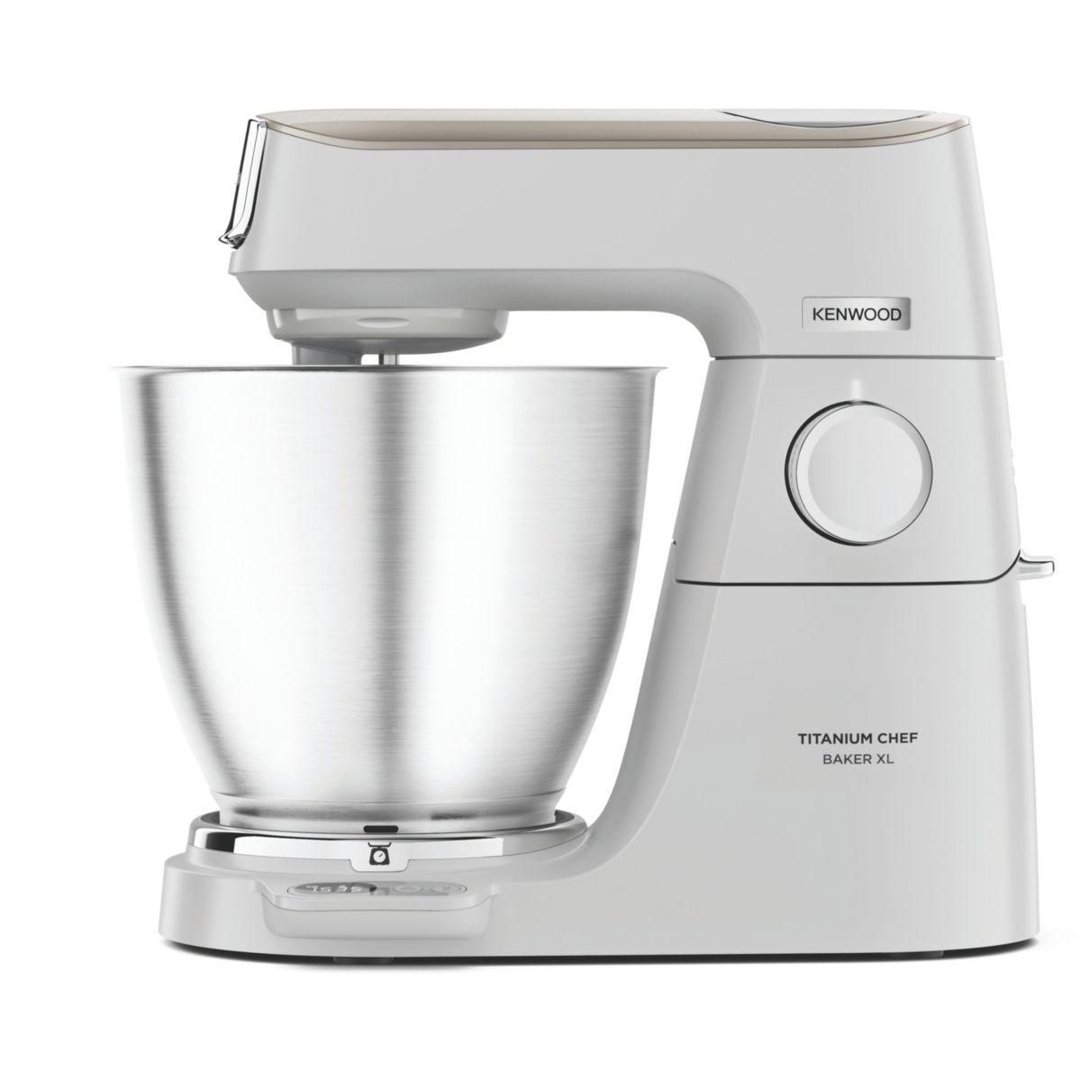 KENWOOD Robot pâtissier KVL65.009WH Titanium Chef Baker XL