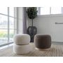 Voir la diapositive 2 : LISA DESIGN Kasia - pouf - en tissu bouclette