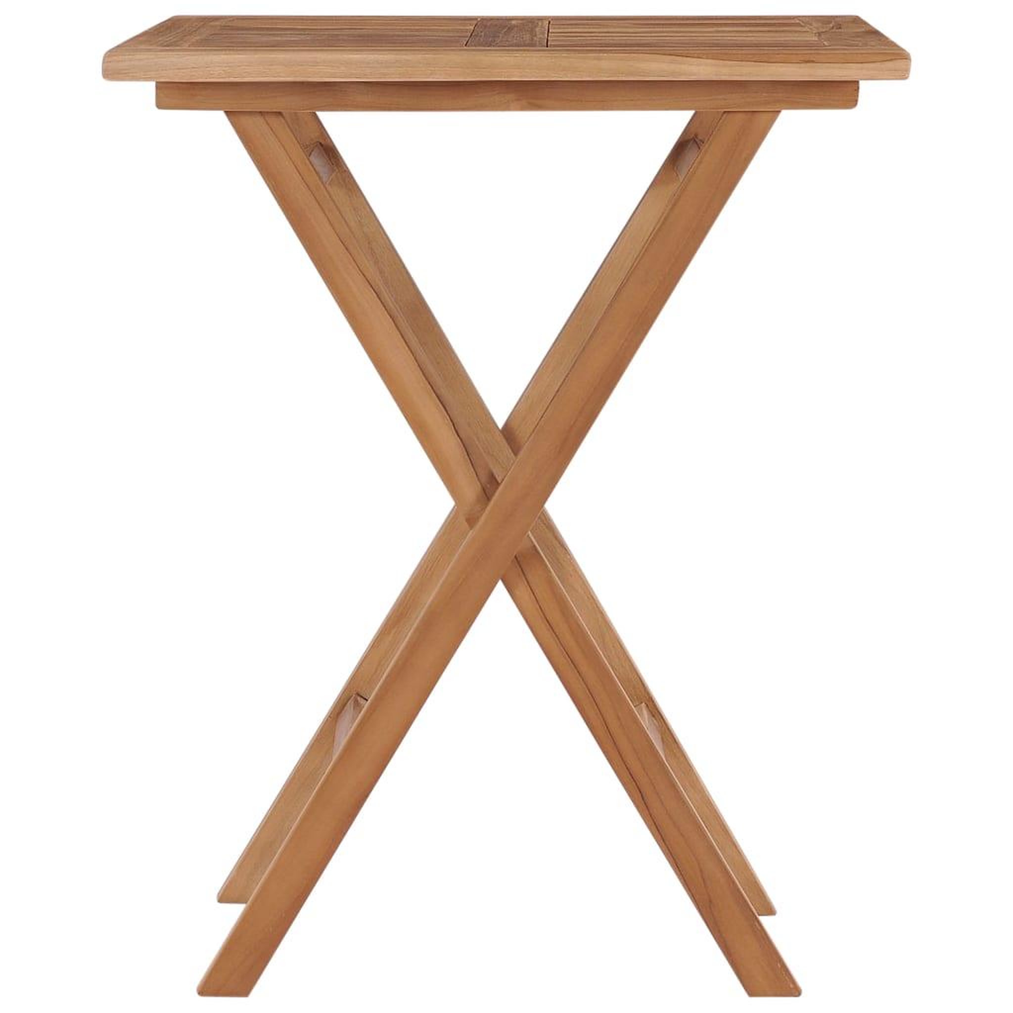 Voir la diapositive 2 : VIDAXL Table pliable de jardin 60x60x75 cm Bois de teck solide