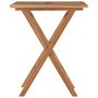 Voir la diapositive 2 : VIDAXL Table pliable de jardin 60x60x75 cm Bois de teck solide