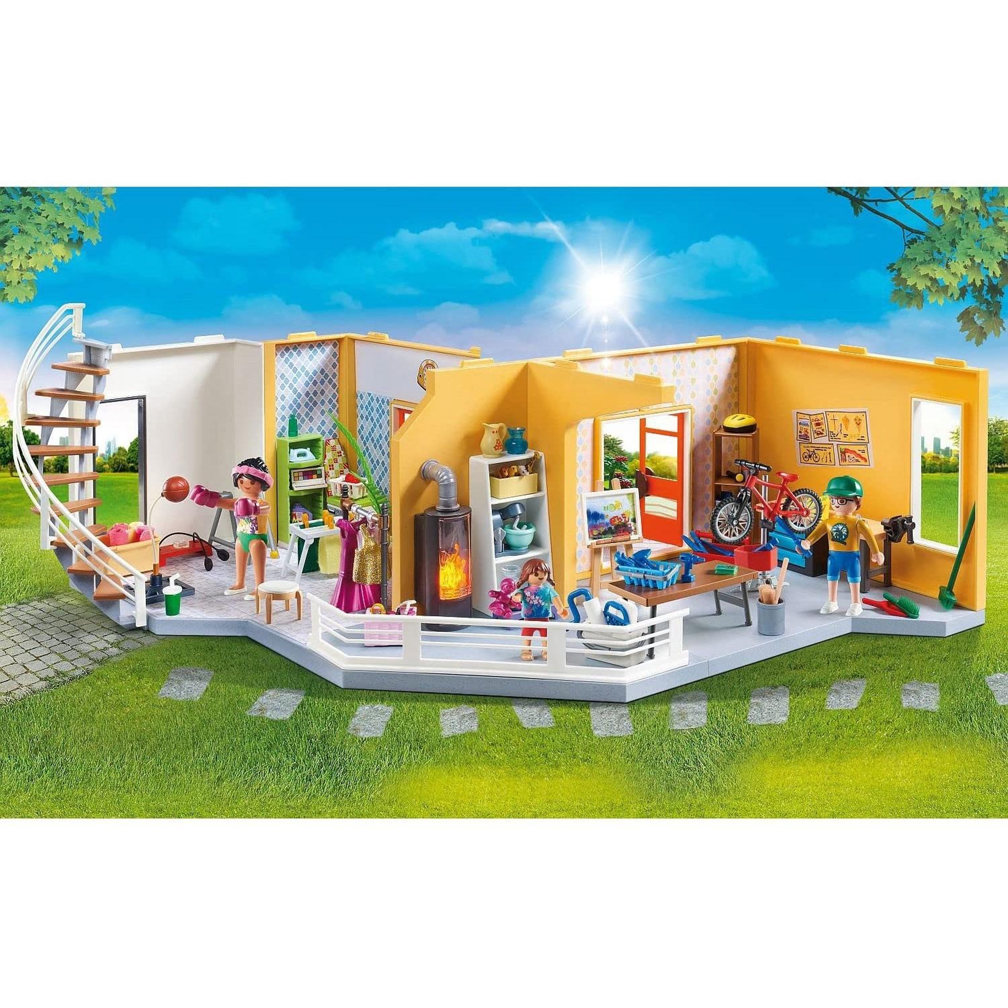 Voir la diapositive 2 : PLAYMOBIL City Life Etage supplémentaire aménagé pour Maison Moderne
