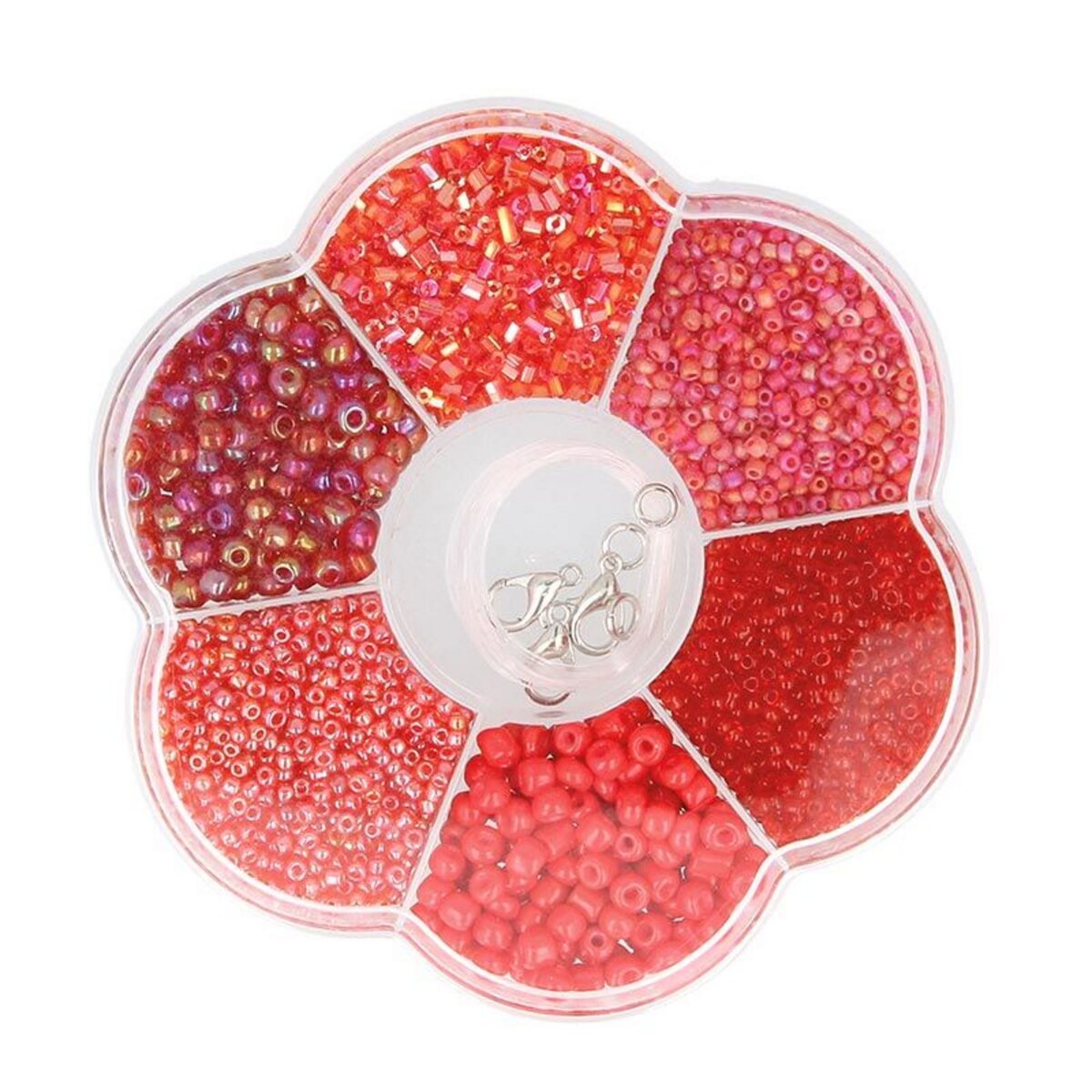 Artemio Assortiment de perles en plastique rouge - 130 g