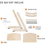 Voir la diapositive 3 : STOKKE Chaise Tripp Trapp® Naturel
