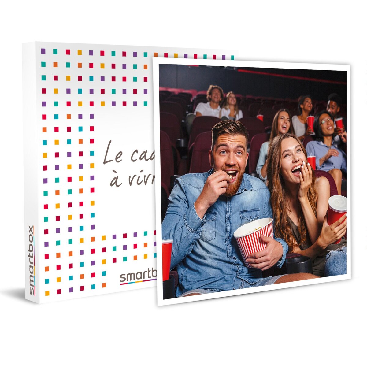 Smartbox Coffret Cadeau Séance dans un cinéma Pathé Gaumont avec pop