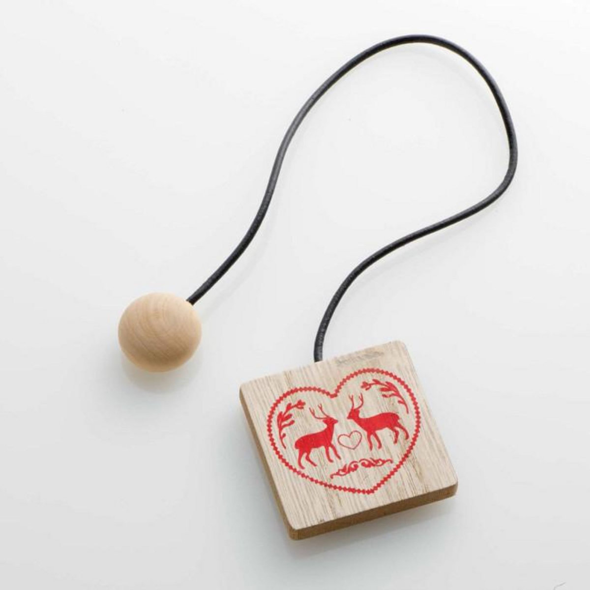 Paris Prix Embrasse de Rideau Aimantée  Cerfi  43cm Rouge