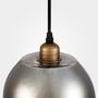 Voir la diapositive 4 : Paris Prix Lampe Suspension Déco  Gala  33cm Argent