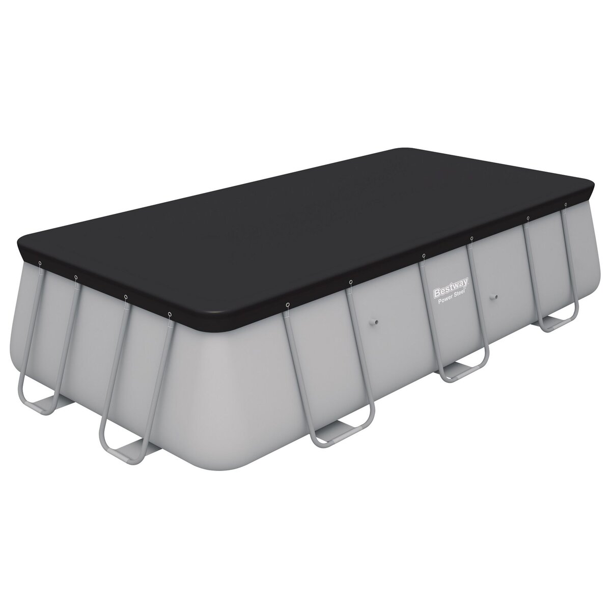 BESTWAY Bâche 4 saisons pour piscine Power Frame rectangulaire 4,04 x 2,01 m et 4,12 x 2,01 m