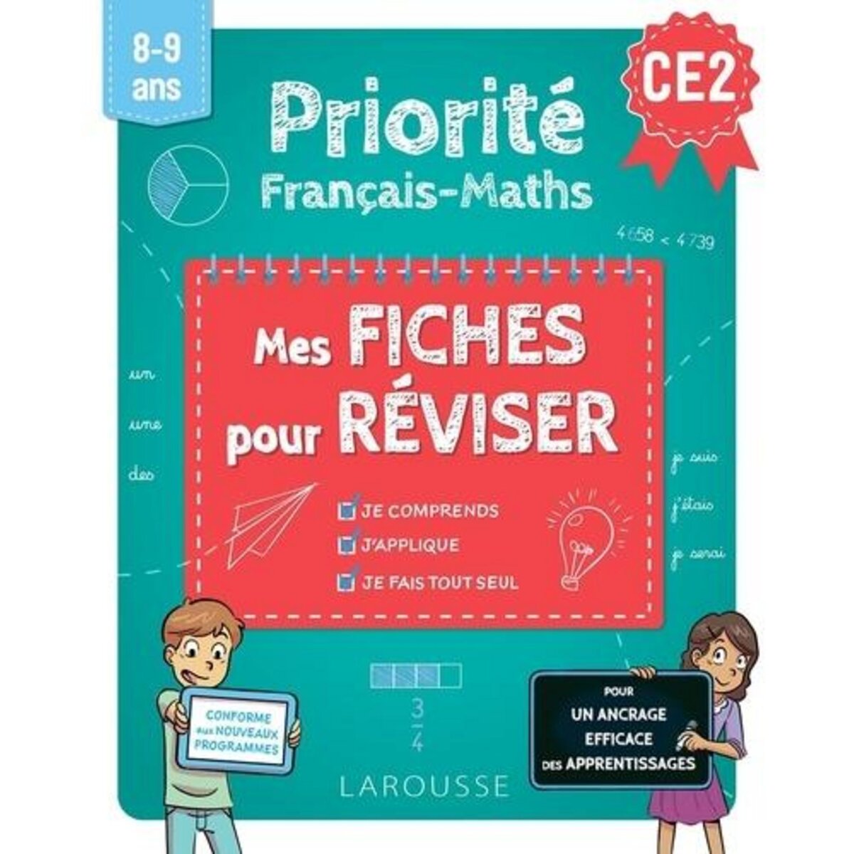 PRIORITE FRANCAIS-MATHS CE2. MES FICHES POUR REVISER, Urvoy Delphine